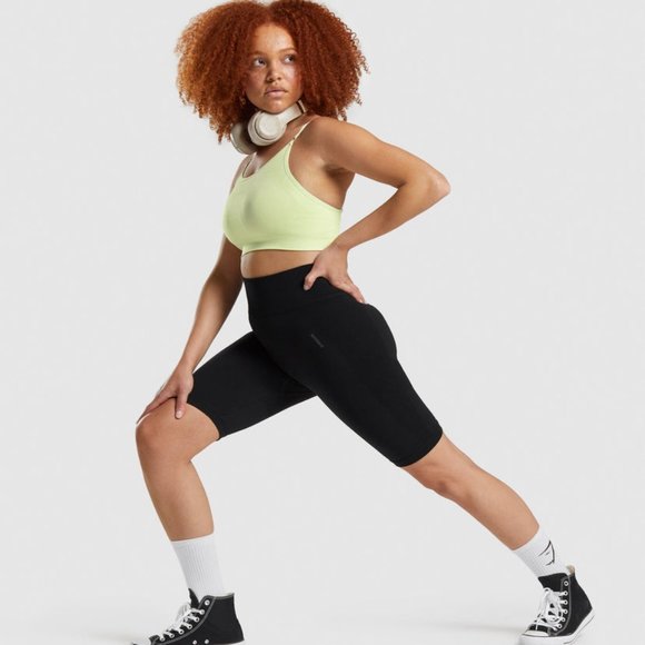 (SOLD) GYMSHARK Black Biker Shorts Size S - Picture 5 of 7